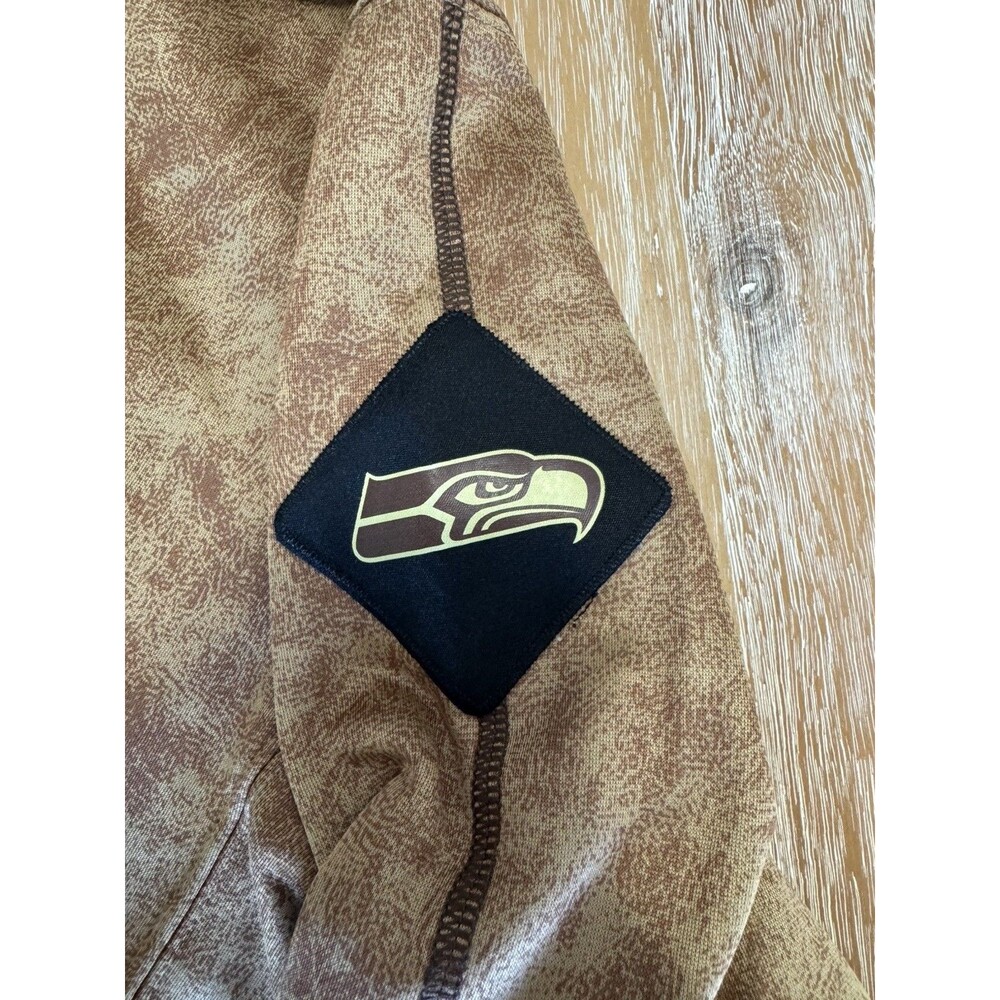 AUTHENTIC Nike Seattle Seahawks 2023 Salute To Service Hoodie Men's NFL Sideline - Picture 6 of 7